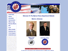 Tablet Screenshot of marionpolice.us